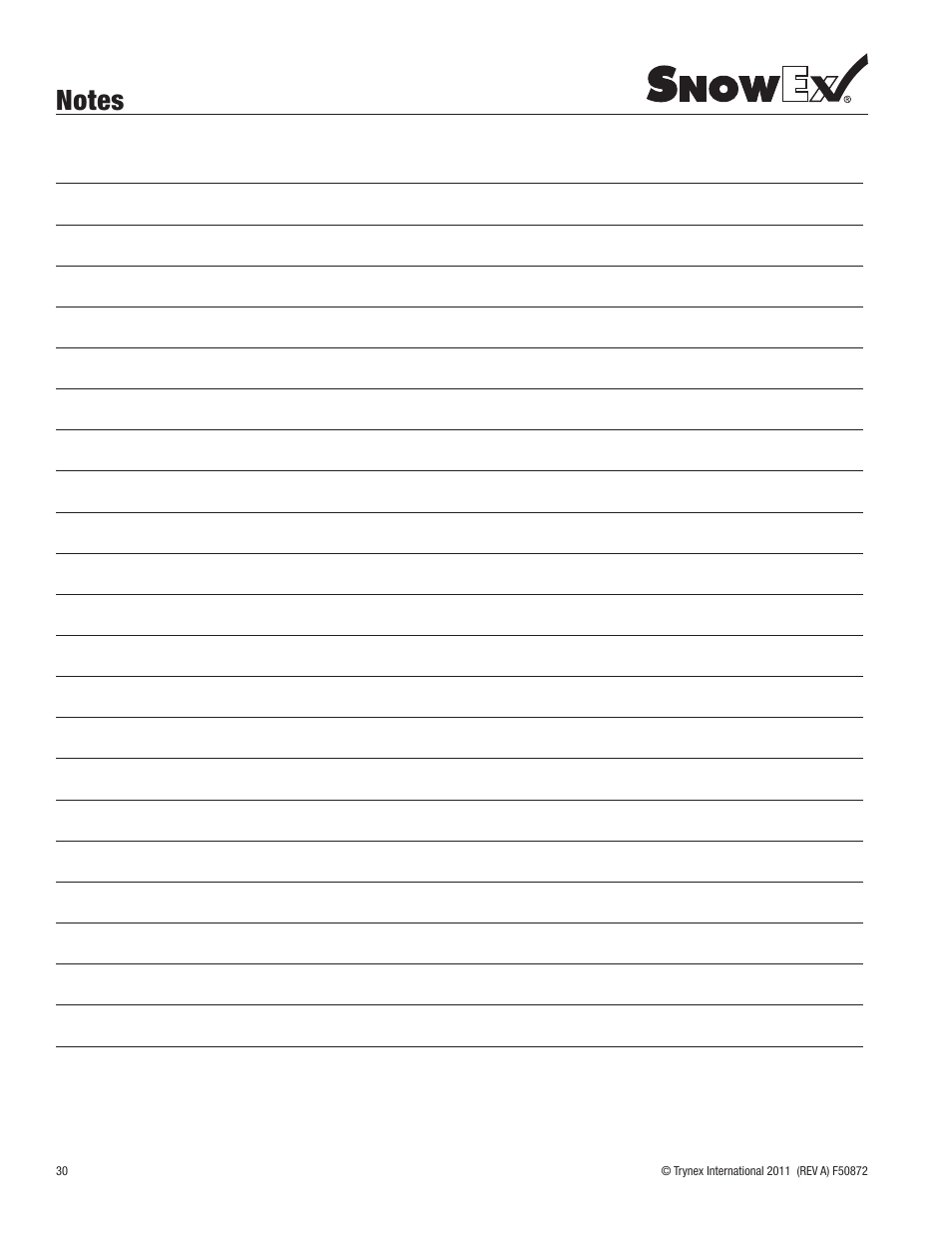 SnowEx SP-1875 User Manual | Page 30 / 32
