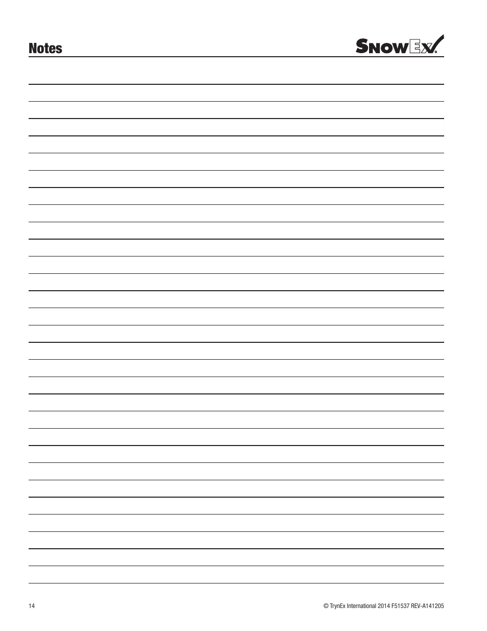 SnowEx SP-7000 Owners Manual User Manual | Page 14 / 16