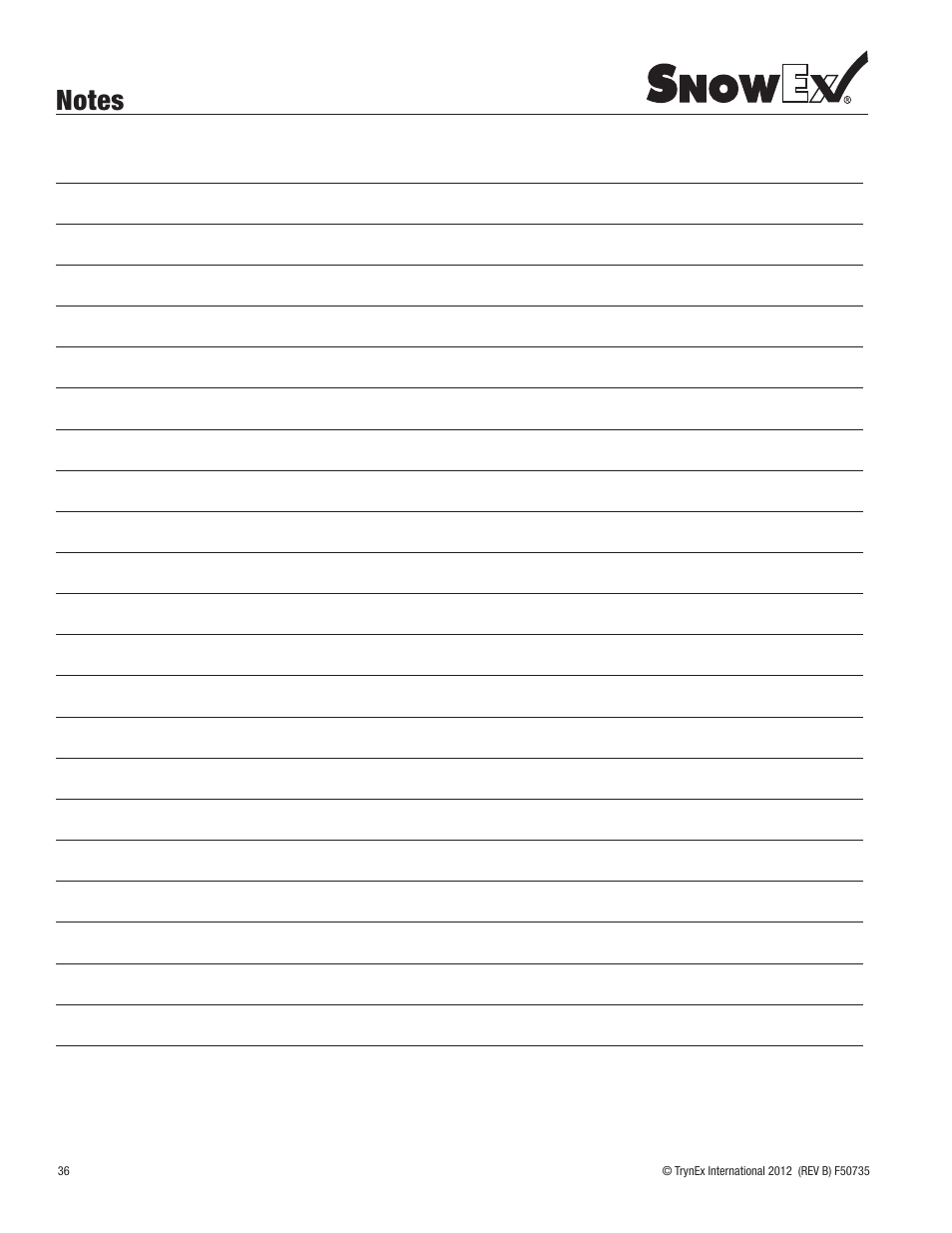 SnowEx SP-9800X User Manual | Page 36 / 40