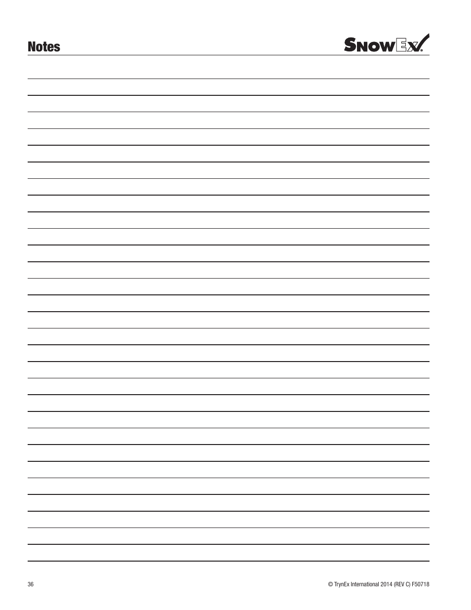 SnowEx SP-9300X User Manual | Page 36 / 40