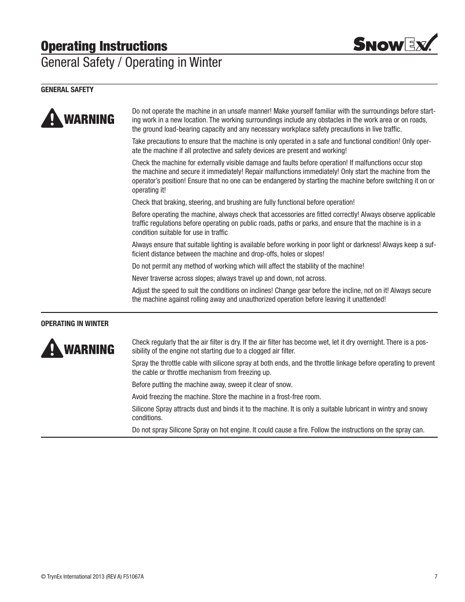 SnowEx SS-4000 User Manual | Page 7 / 24
