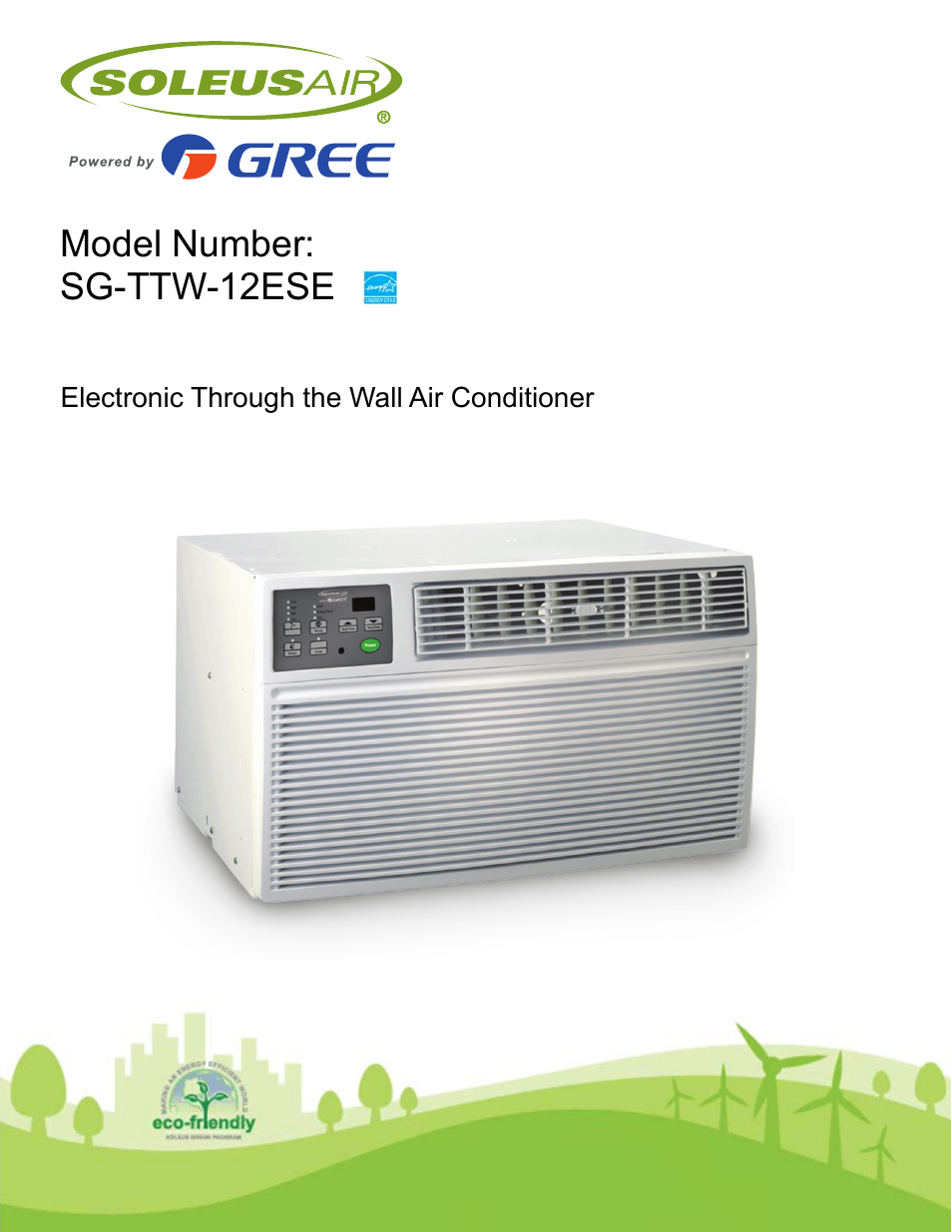 SoleusAir SG-TTW-12ESE User Manual | 15 pages