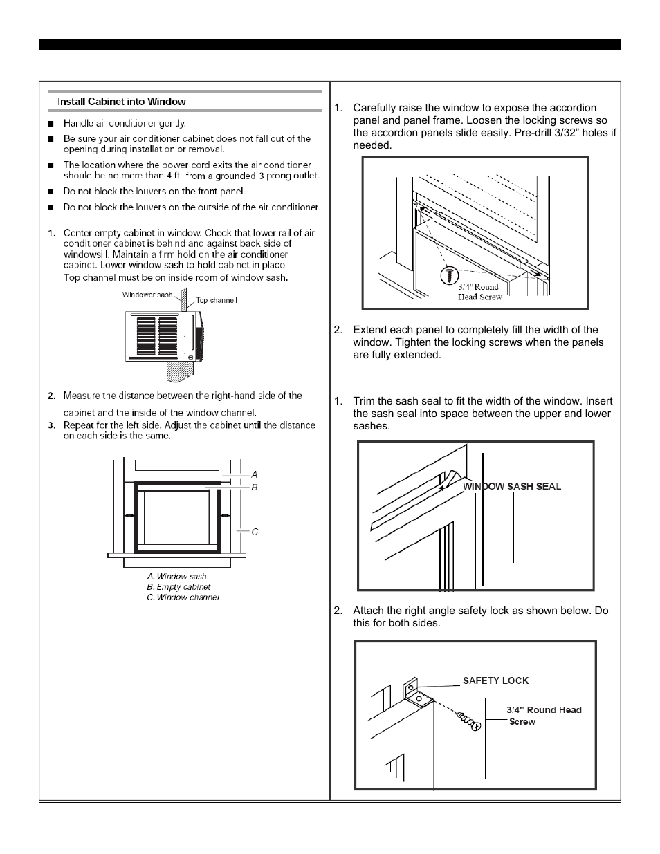 Assembly & installation (cont.) | SoleusAir SG-WAC-12HCE User Manual | Page 10 / 20
