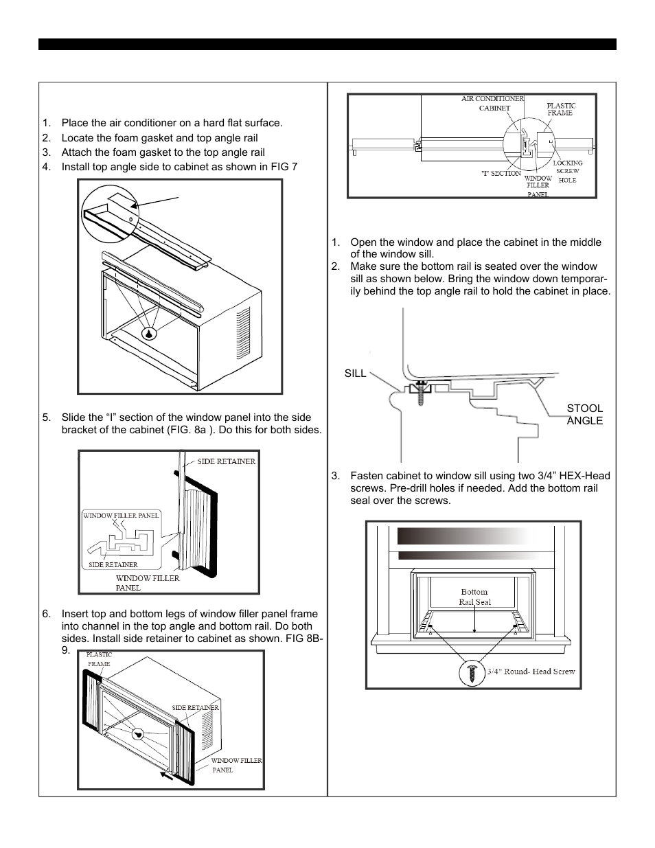 Assembly & installation (cont.) | SoleusAir SG-WAC-25HCE User Manual | Page 9 / 20