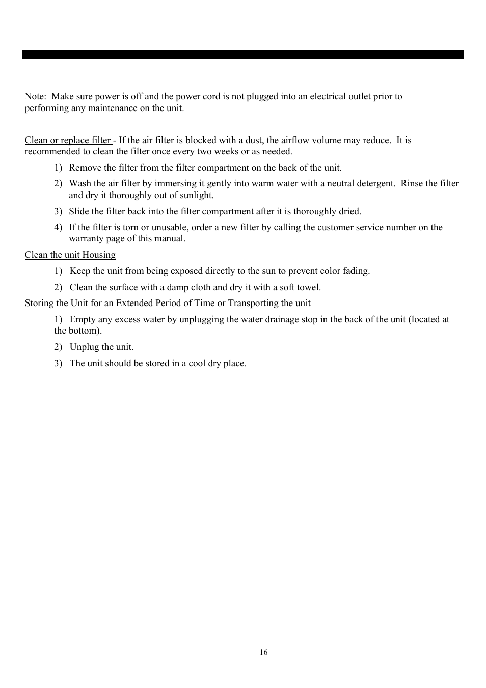 SoleusAir PH4-13R-01 User Manual | Page 16 / 17