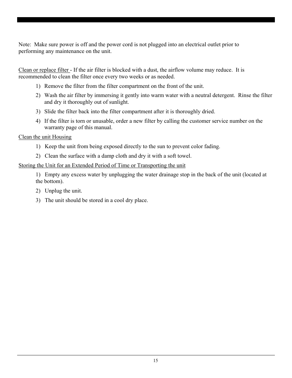 Disclaimer | SoleusAir PH5-13R-32D User Manual | Page 15 / 16