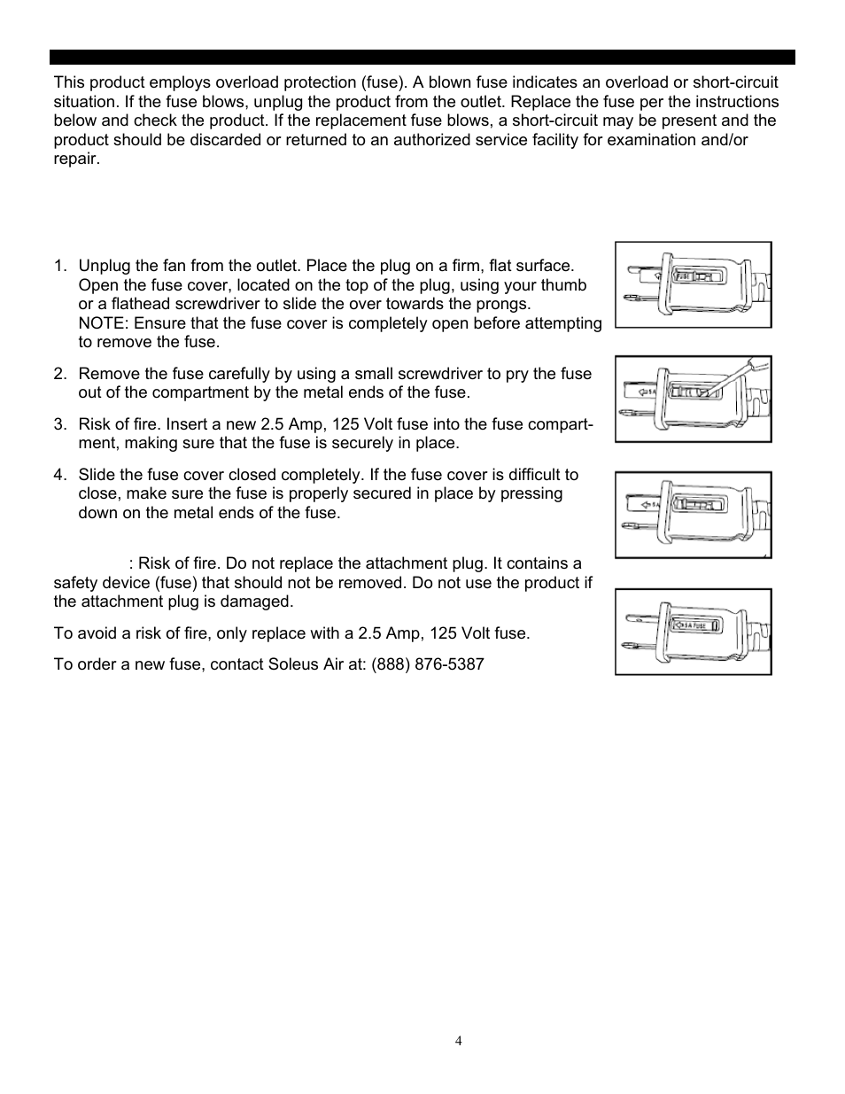 SoleusAir FS2-40R-32 User Manual | Page 4 / 8