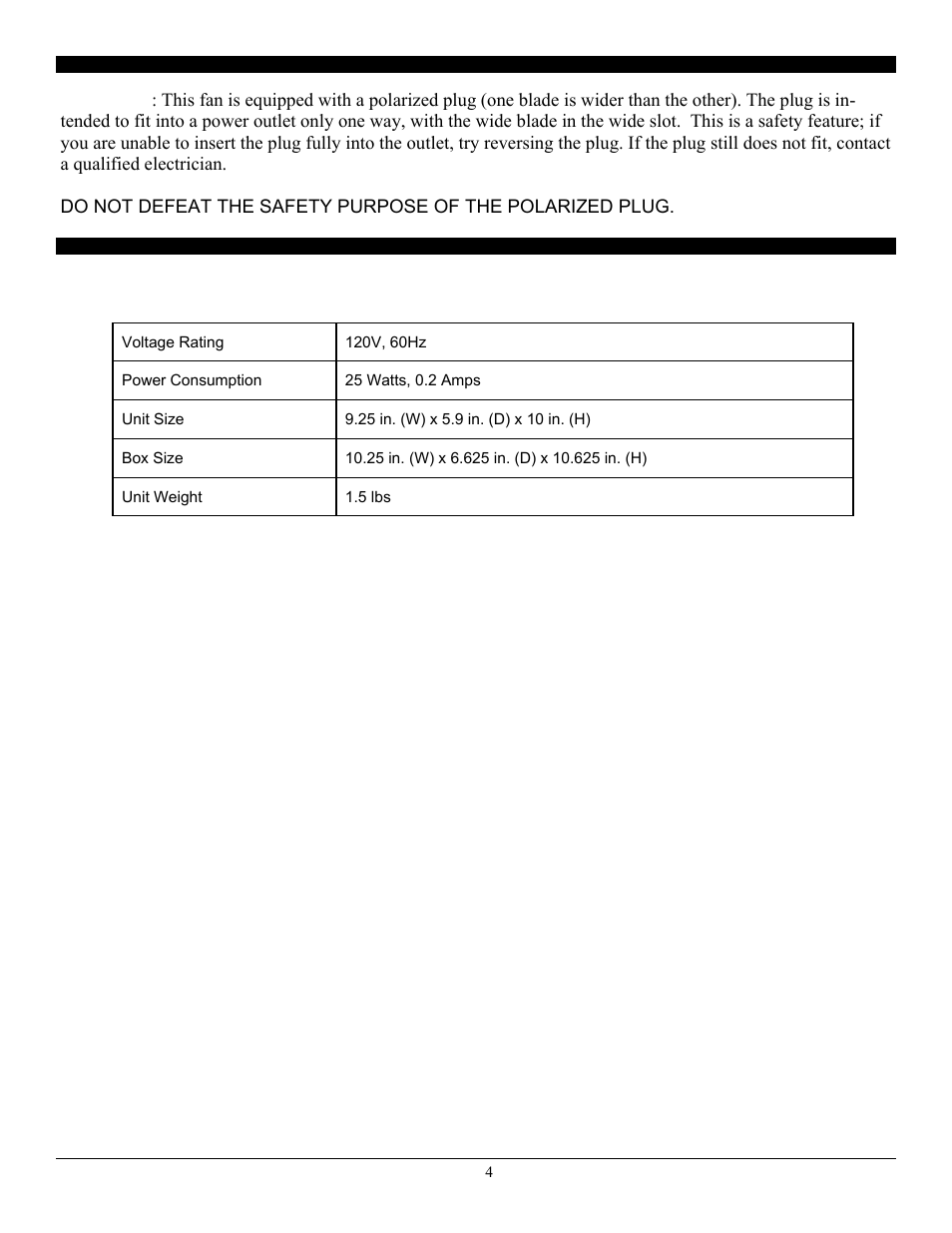 Technical specifications | SoleusAir FT1-20-10 User Manual | Page 4 / 7