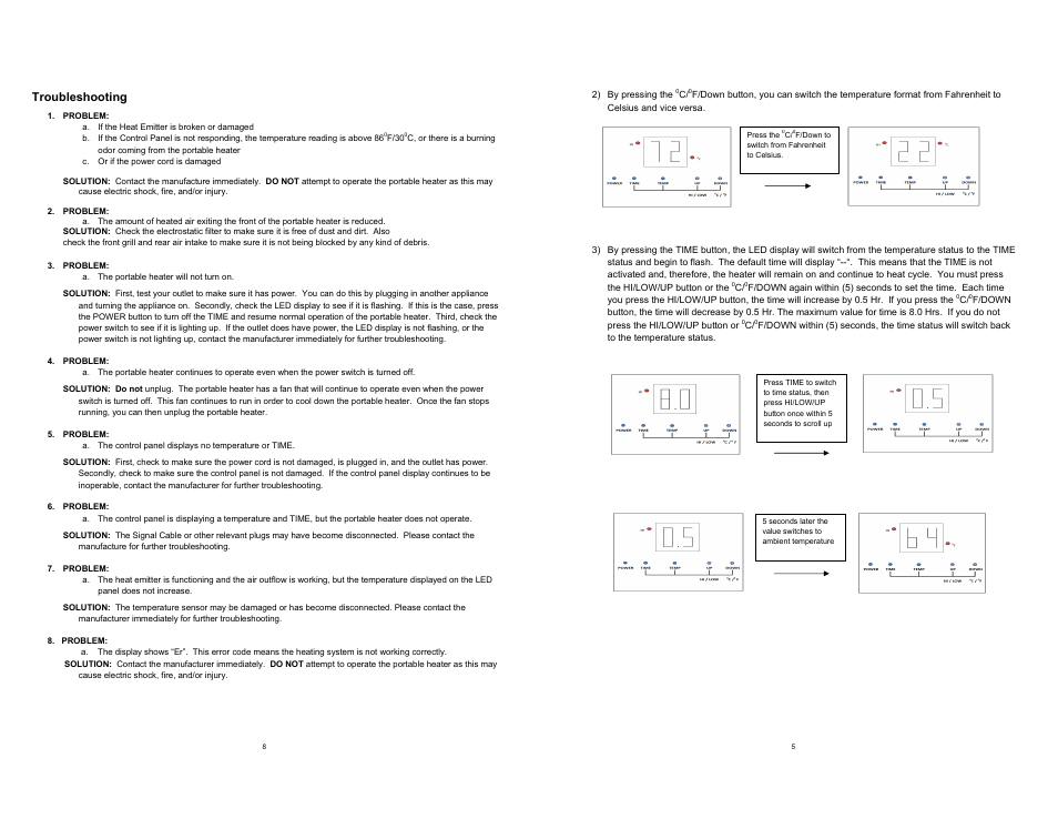 Source Green Heat SGH‐1800 User Manual | Page 5 / 6
