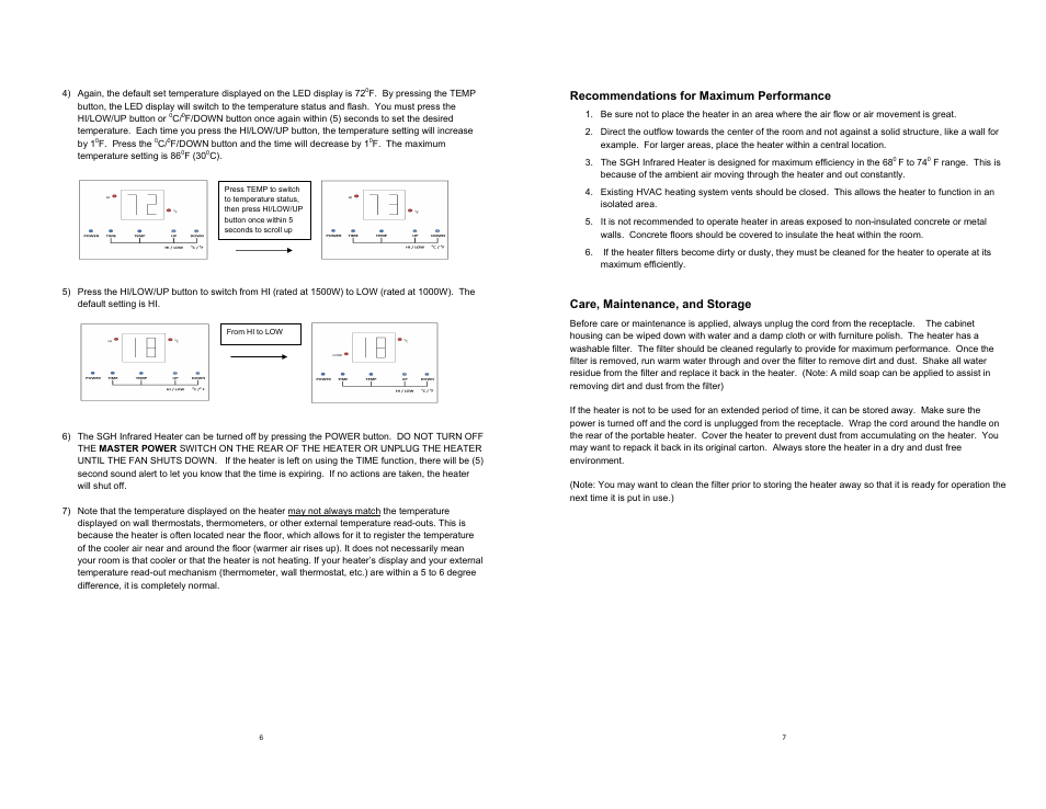 Source Green Heat SGH‐1800 User Manual | Page 6 / 6