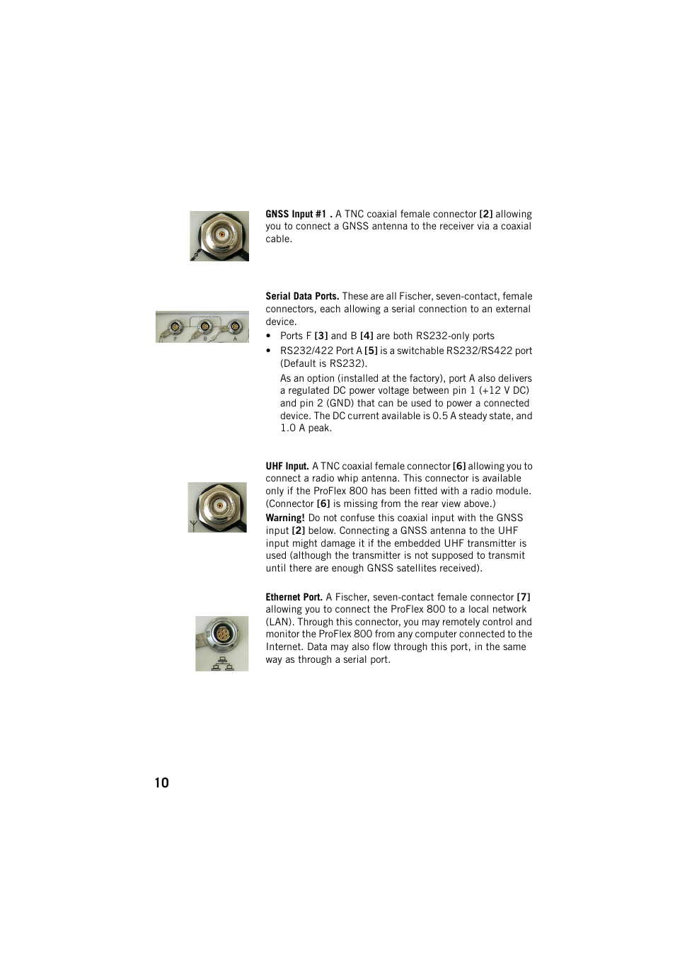 Spectra Precision ProFlex 800 CORS User Manual | Page 14 / 64