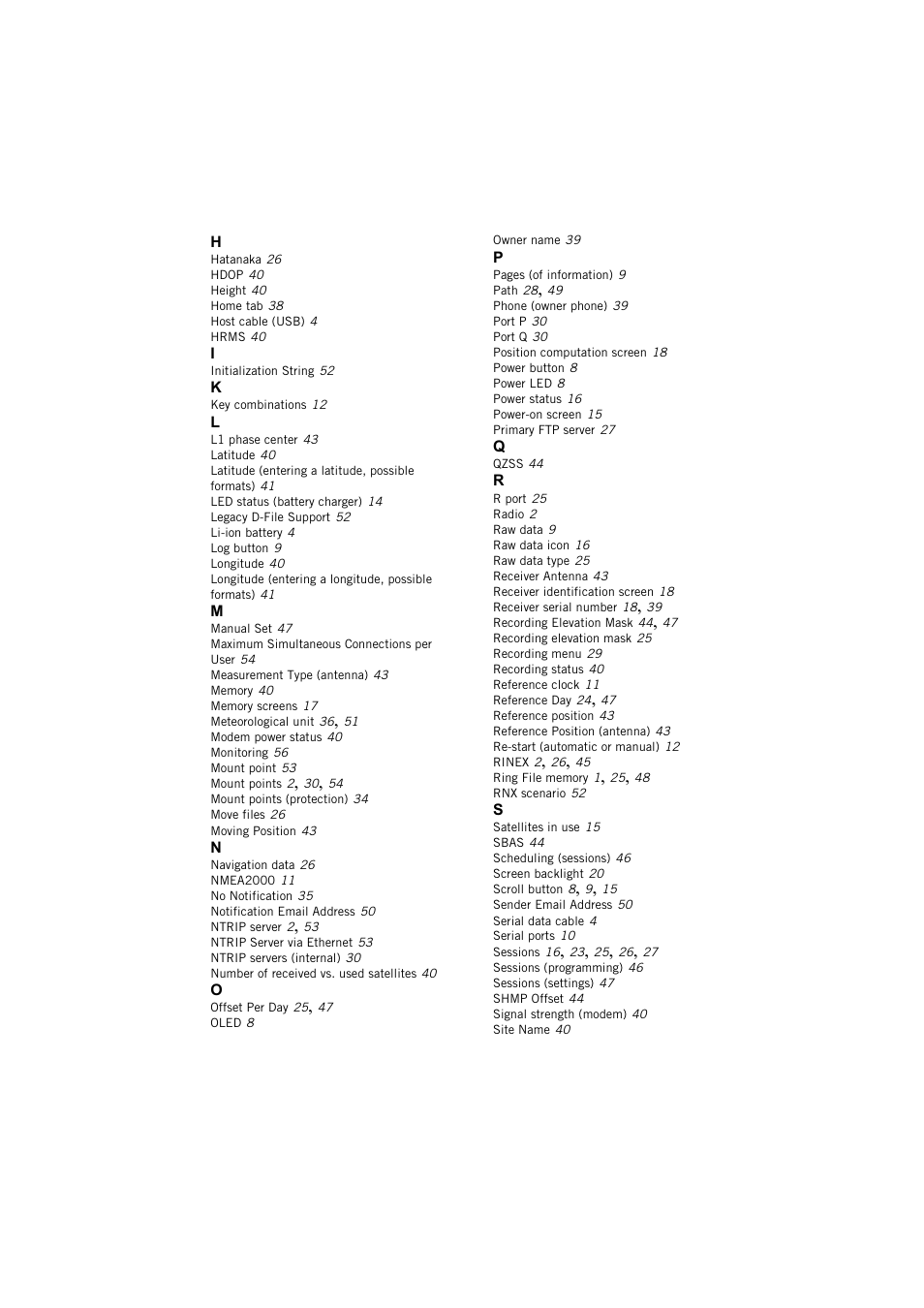 Spectra Precision ProFlex 800 CORS User Manual | Page 62 / 64