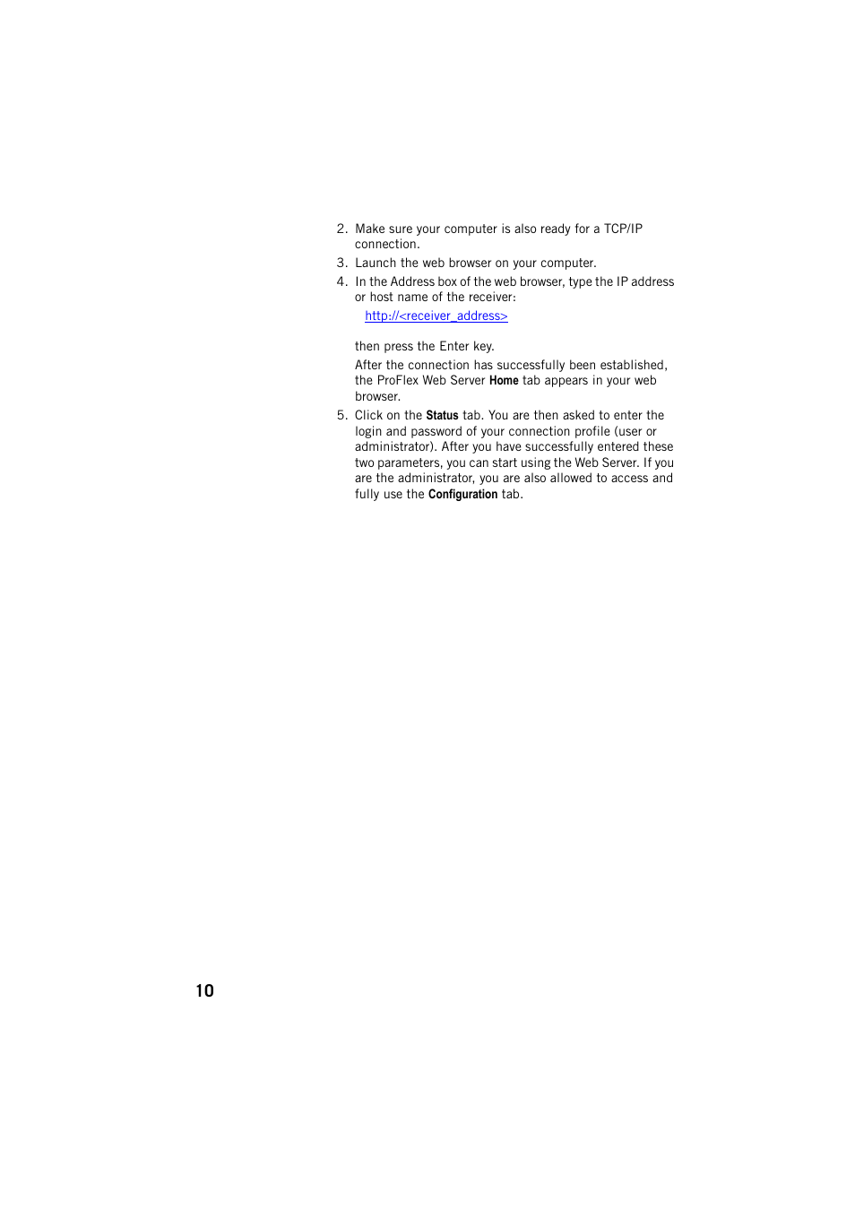 Spectra Precision ProFlex 800 Web Server User Manual | Page 14 / 64
