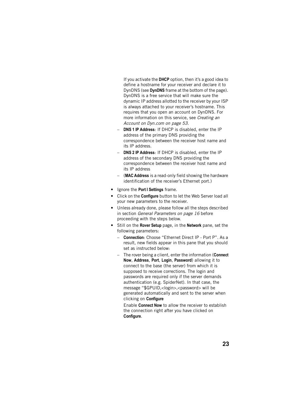 Spectra Precision ProFlex 800 Web Server User Manual | Page 27 / 64