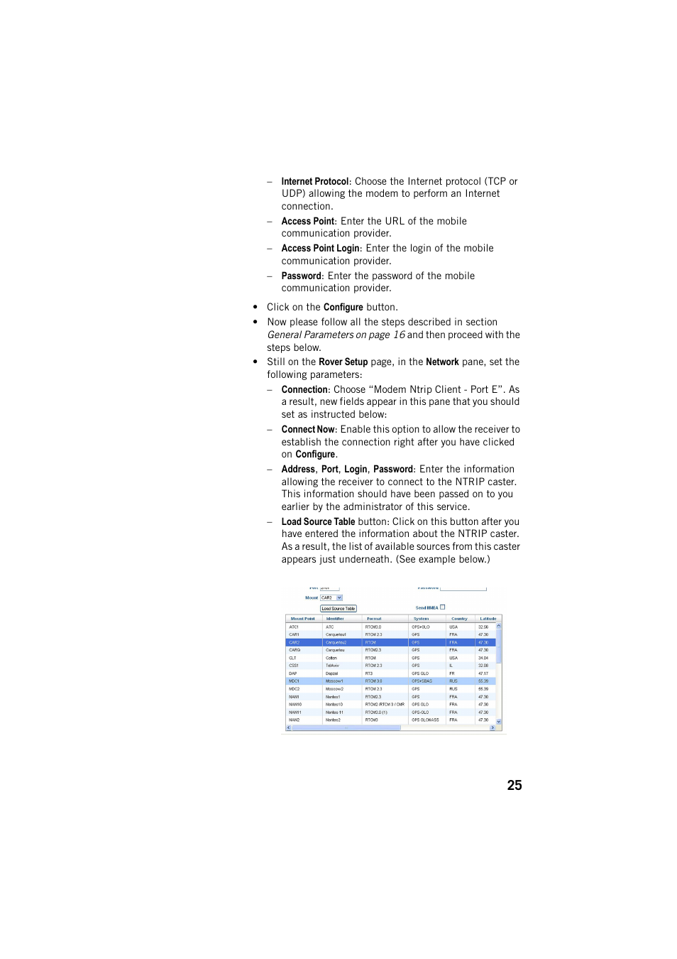 Spectra Precision ProFlex 800 Web Server User Manual | Page 29 / 64