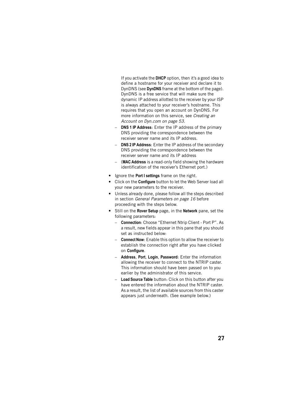Spectra Precision ProFlex 800 Web Server User Manual | Page 31 / 64