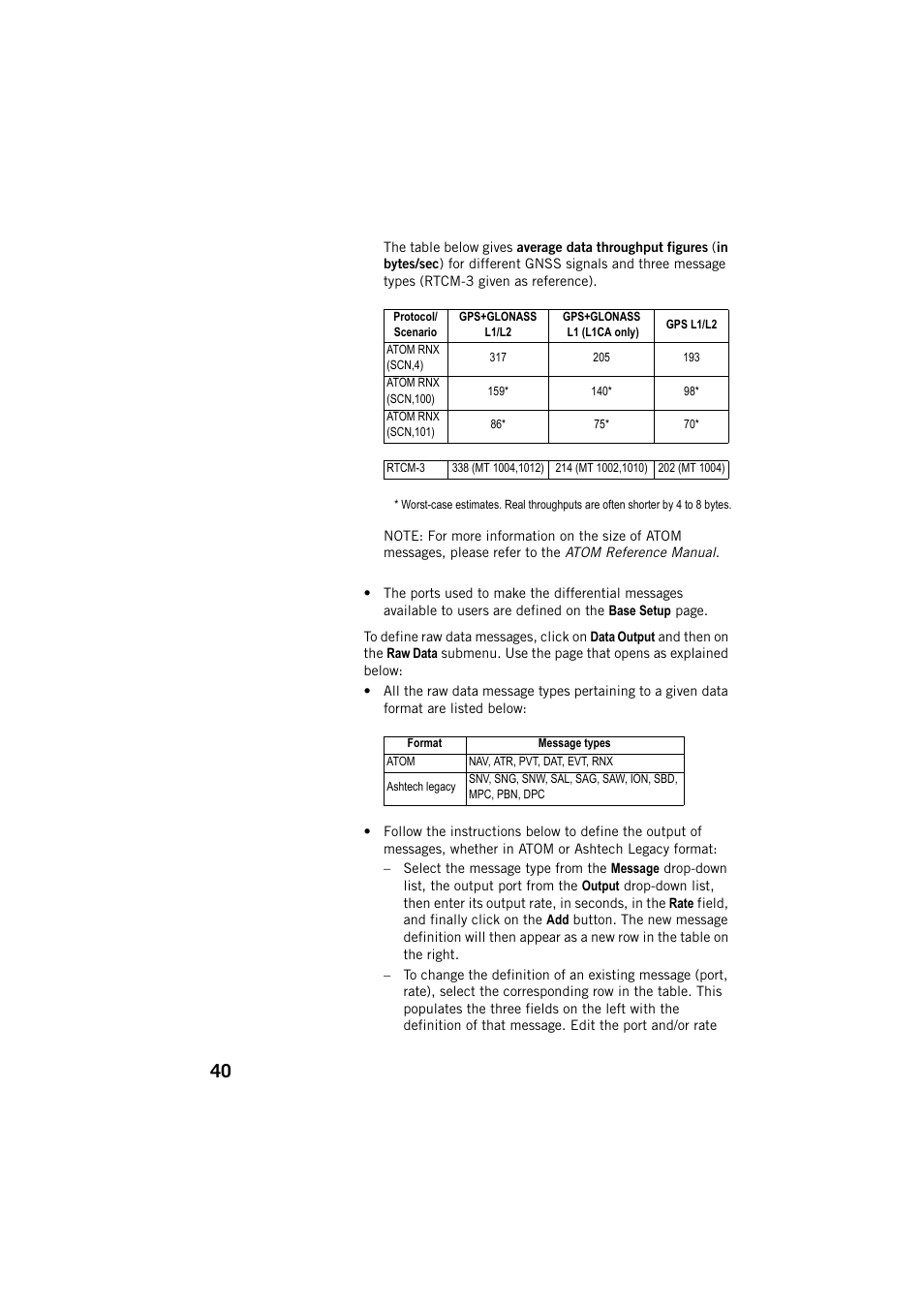 Spectra Precision ProFlex 800 Web Server User Manual | Page 44 / 64