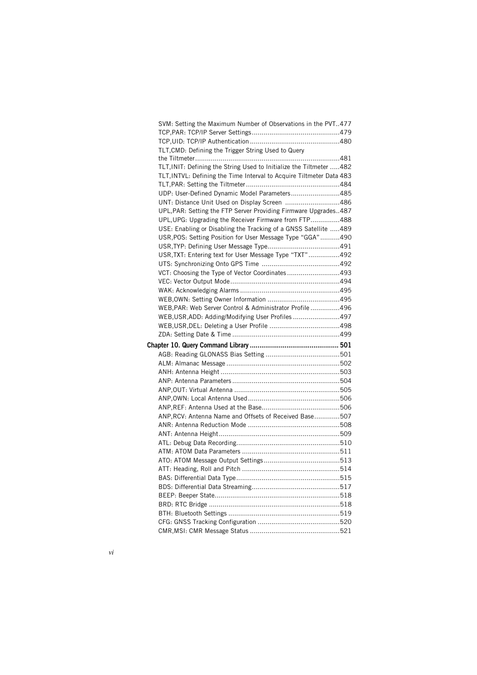Spectra Precision ProFlex 800 Reference Manual User Manual | Page 10 / 748