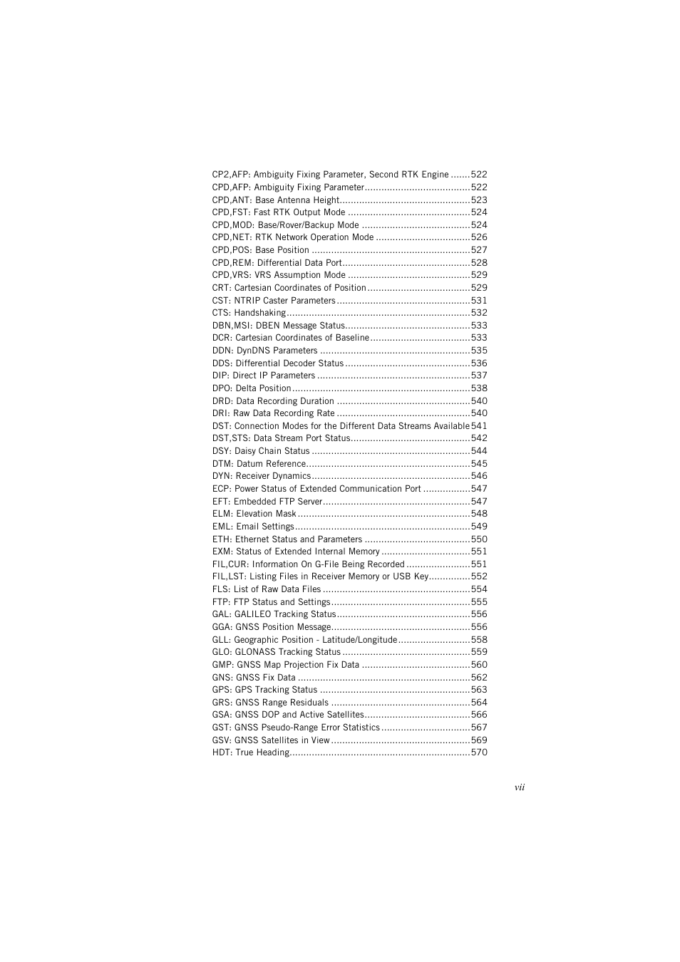 Spectra Precision ProFlex 800 Reference Manual User Manual | Page 11 / 748