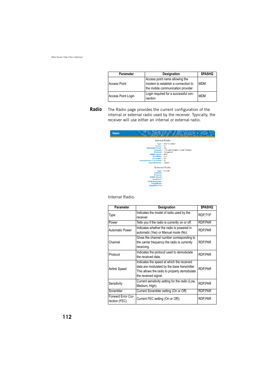 Radio | Spectra Precision ProFlex 800 Reference Manual User Manual | Page 126 / 748