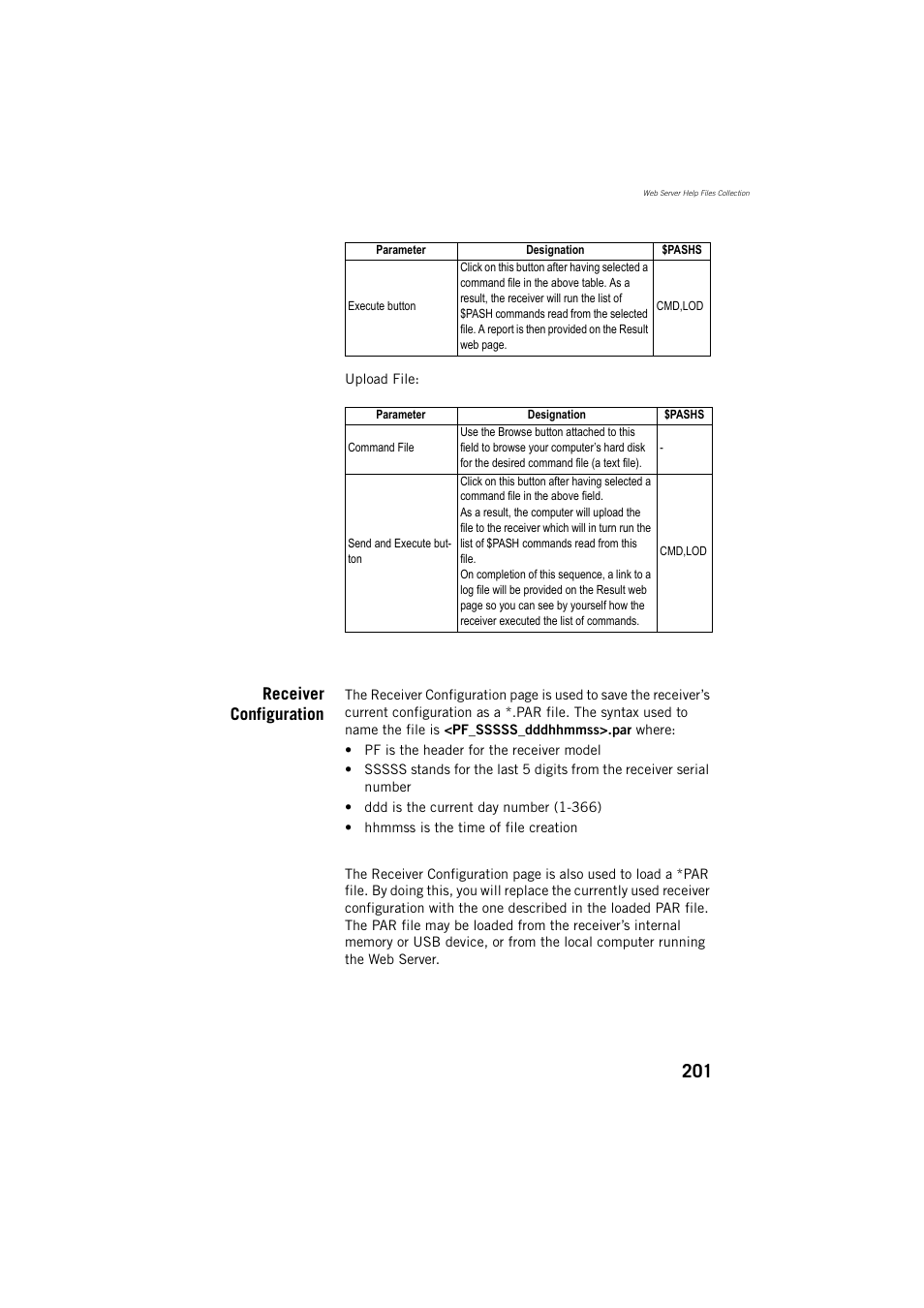 Receiver configuration | Spectra Precision ProFlex 800 Reference Manual User Manual | Page 215 / 748