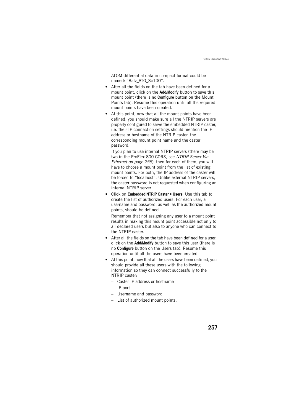 Spectra Precision ProFlex 800 Reference Manual User Manual | Page 271 / 748