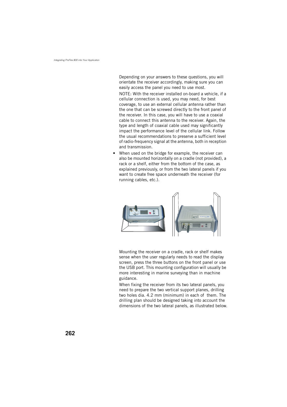 Spectra Precision ProFlex 800 Reference Manual User Manual | Page 276 / 748
