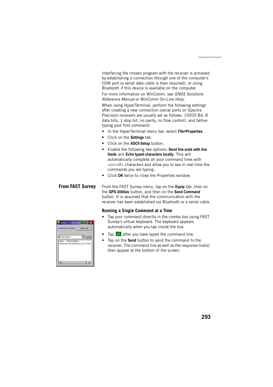 From fast survey | Spectra Precision ProFlex 800 Reference Manual User Manual | Page 307 / 748