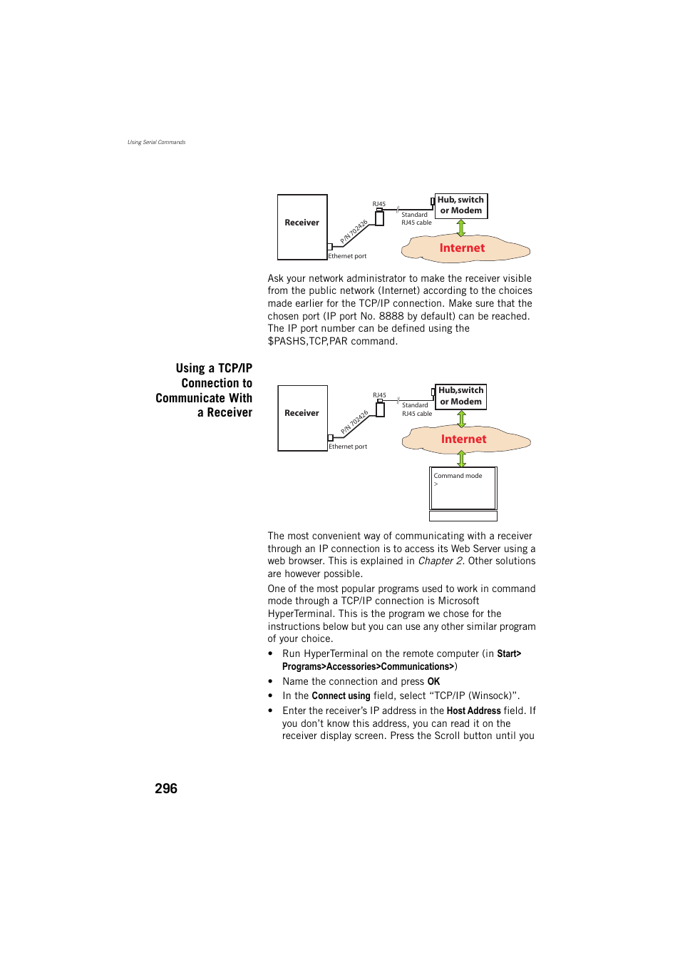 Internet | Spectra Precision ProFlex 800 Reference Manual User Manual | Page 310 / 748