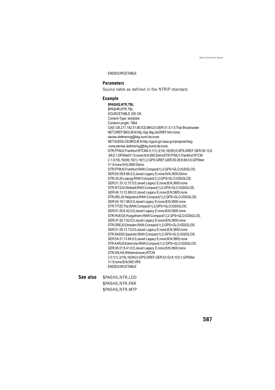See also | Spectra Precision ProFlex 800 Reference Manual User Manual | Page 601 / 748