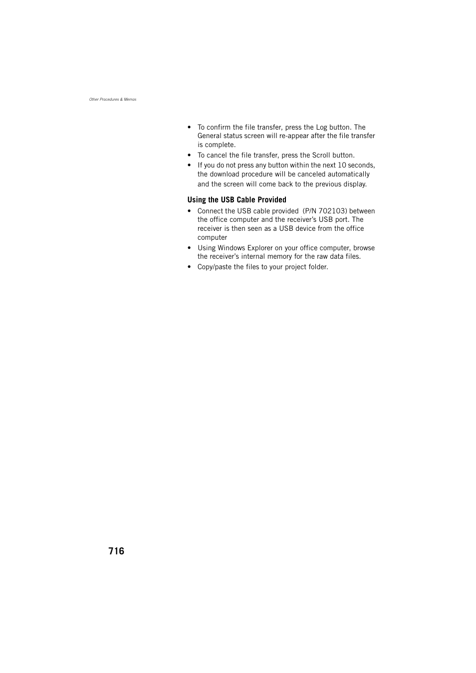 Spectra Precision ProFlex 800 Reference Manual User Manual | Page 730 / 748