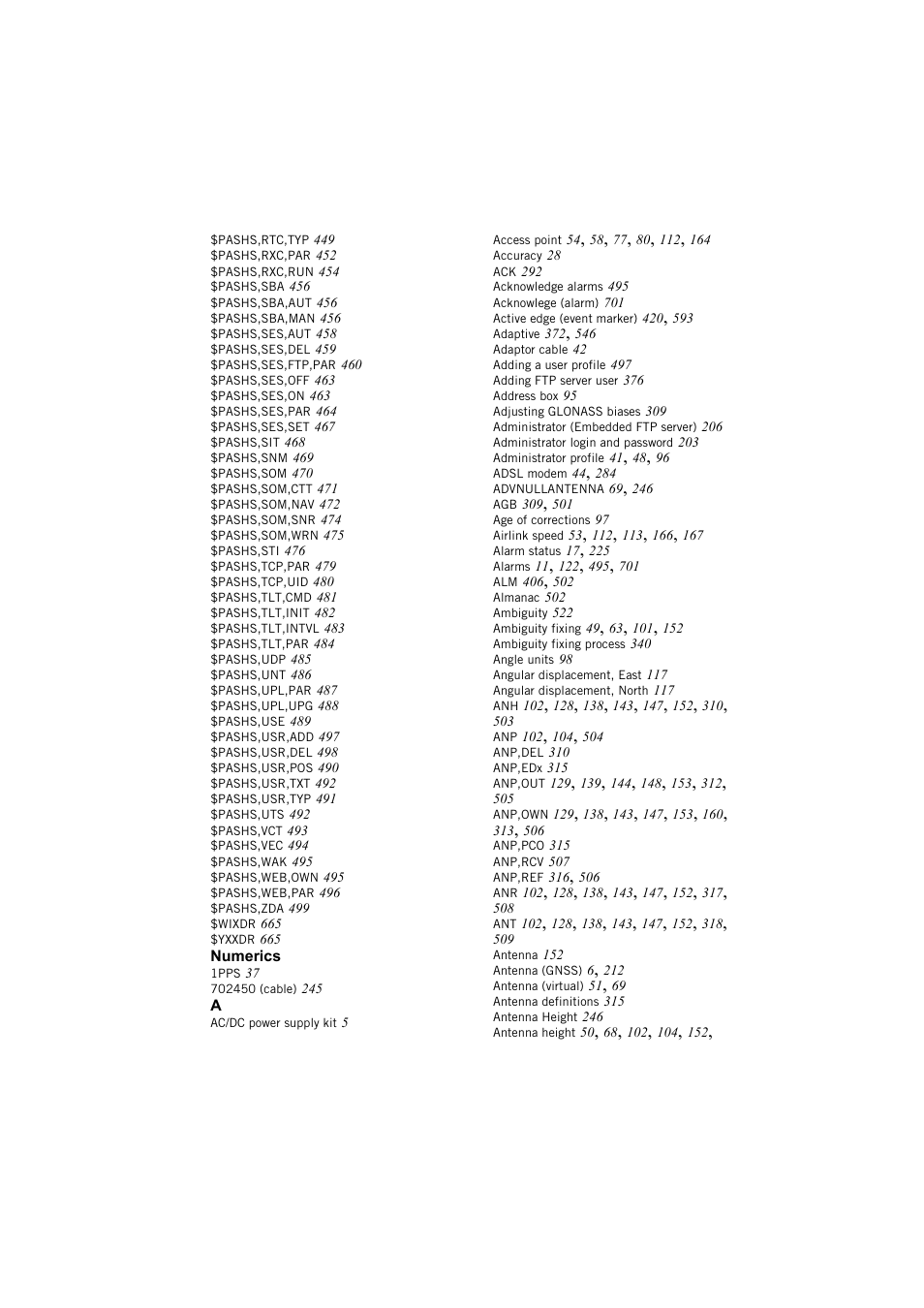 Spectra Precision ProFlex 800 Reference Manual User Manual | Page 734 / 748