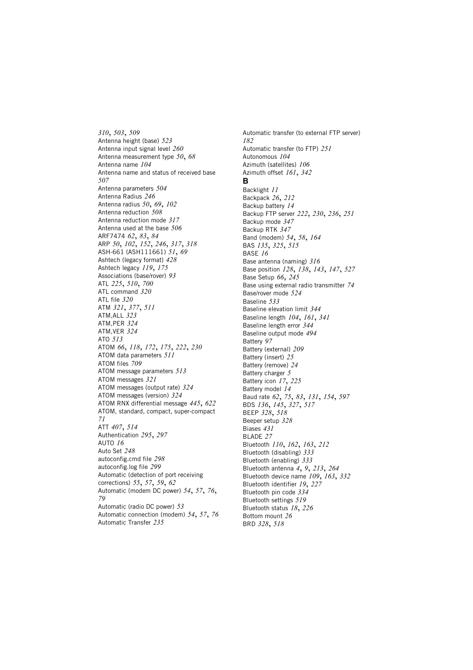Spectra Precision ProFlex 800 Reference Manual User Manual | Page 735 / 748