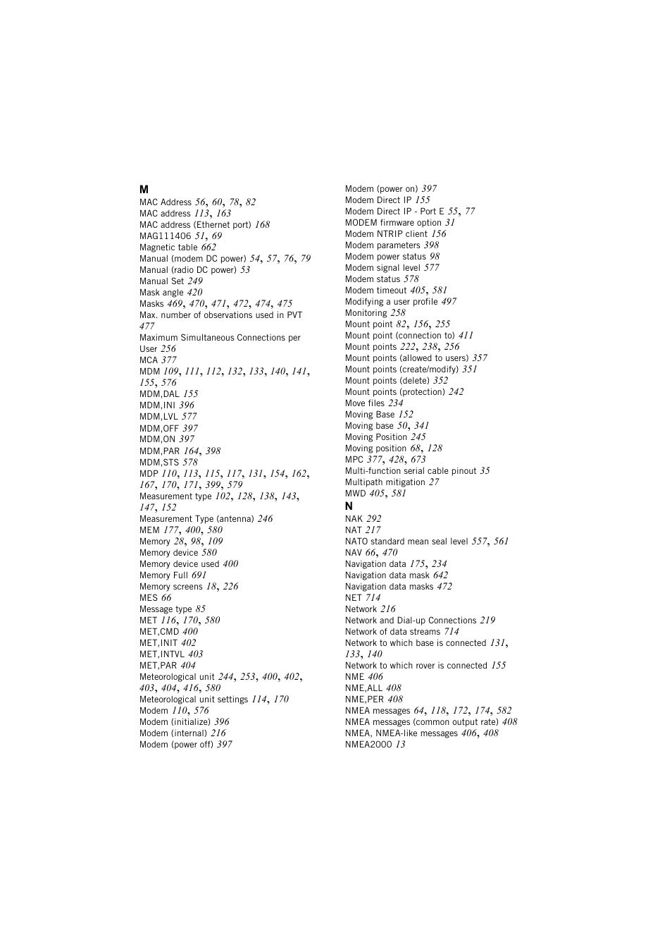 Spectra Precision ProFlex 800 Reference Manual User Manual | Page 741 / 748