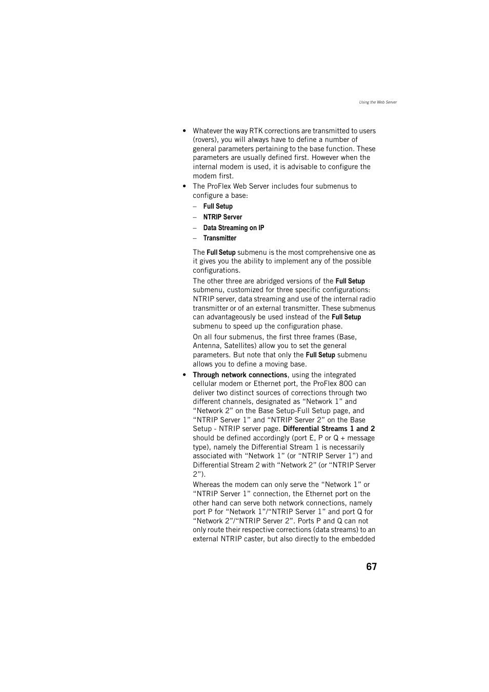 Spectra Precision ProFlex 800 Reference Manual User Manual | Page 81 / 748