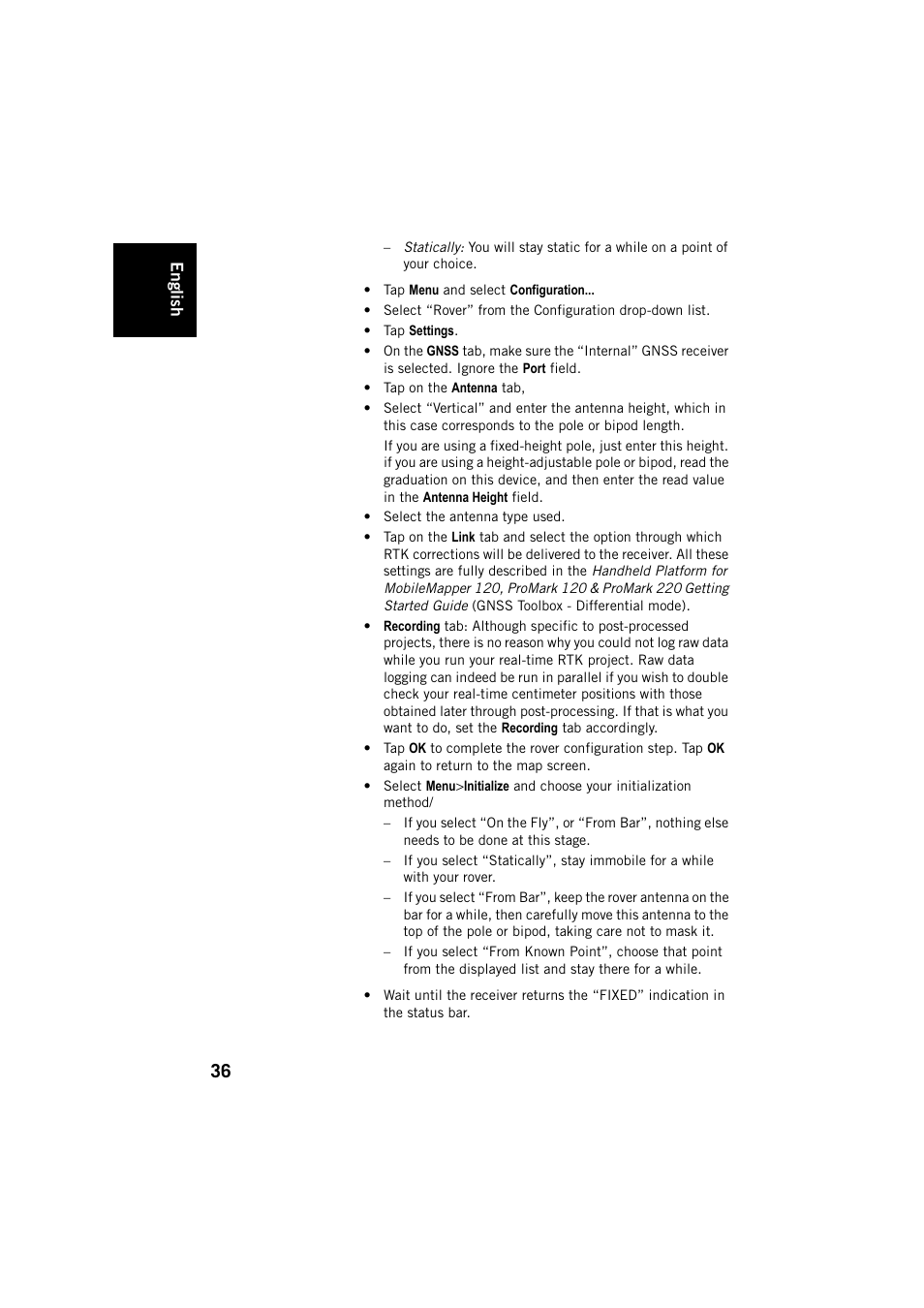 Spectra Precision ProMark Field Software User Manual | Page 42 / 72