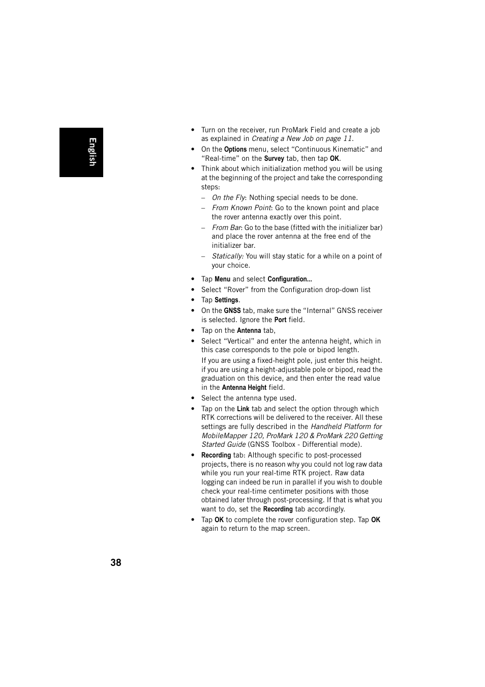Spectra Precision ProMark Field Software User Manual | Page 44 / 72