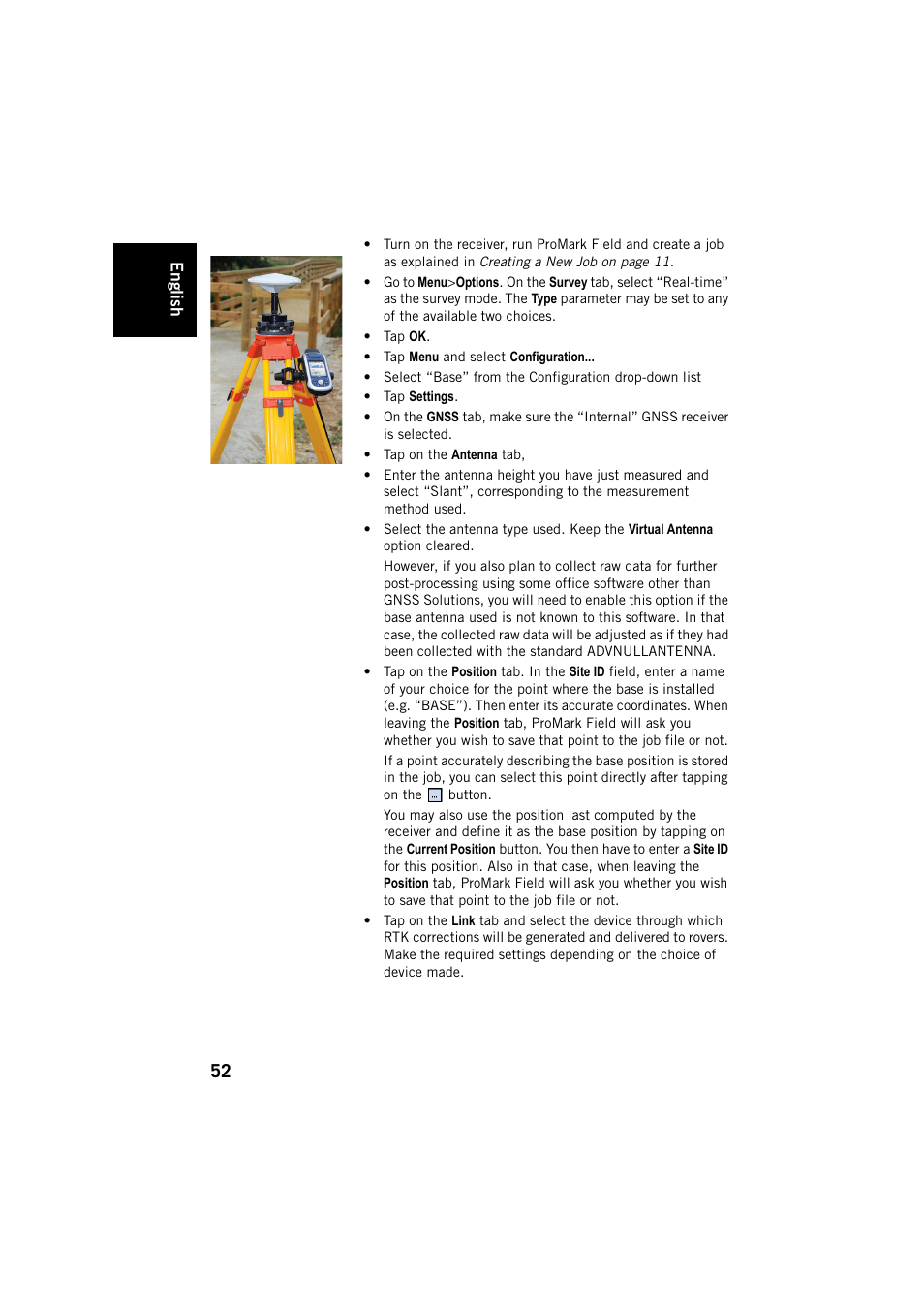 Spectra Precision ProMark Field Software User Manual | Page 58 / 72