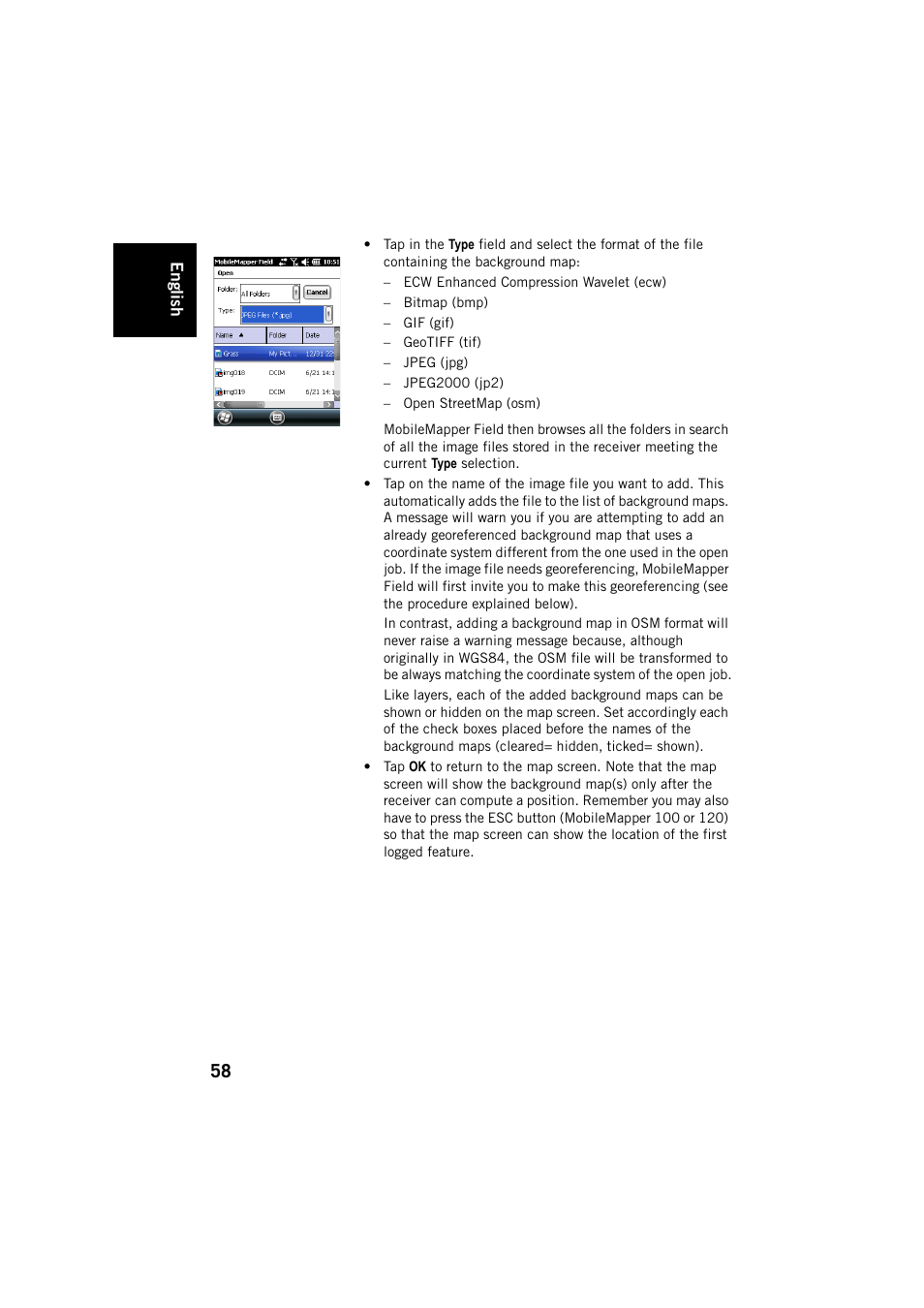 Spectra Precision ProMark Field Software User Manual | Page 64 / 72