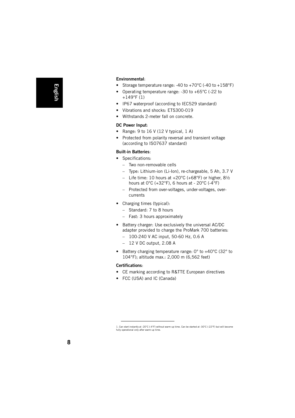 Spectra Precision ProMark 700 User Guide User Manual | Page 12 / 18