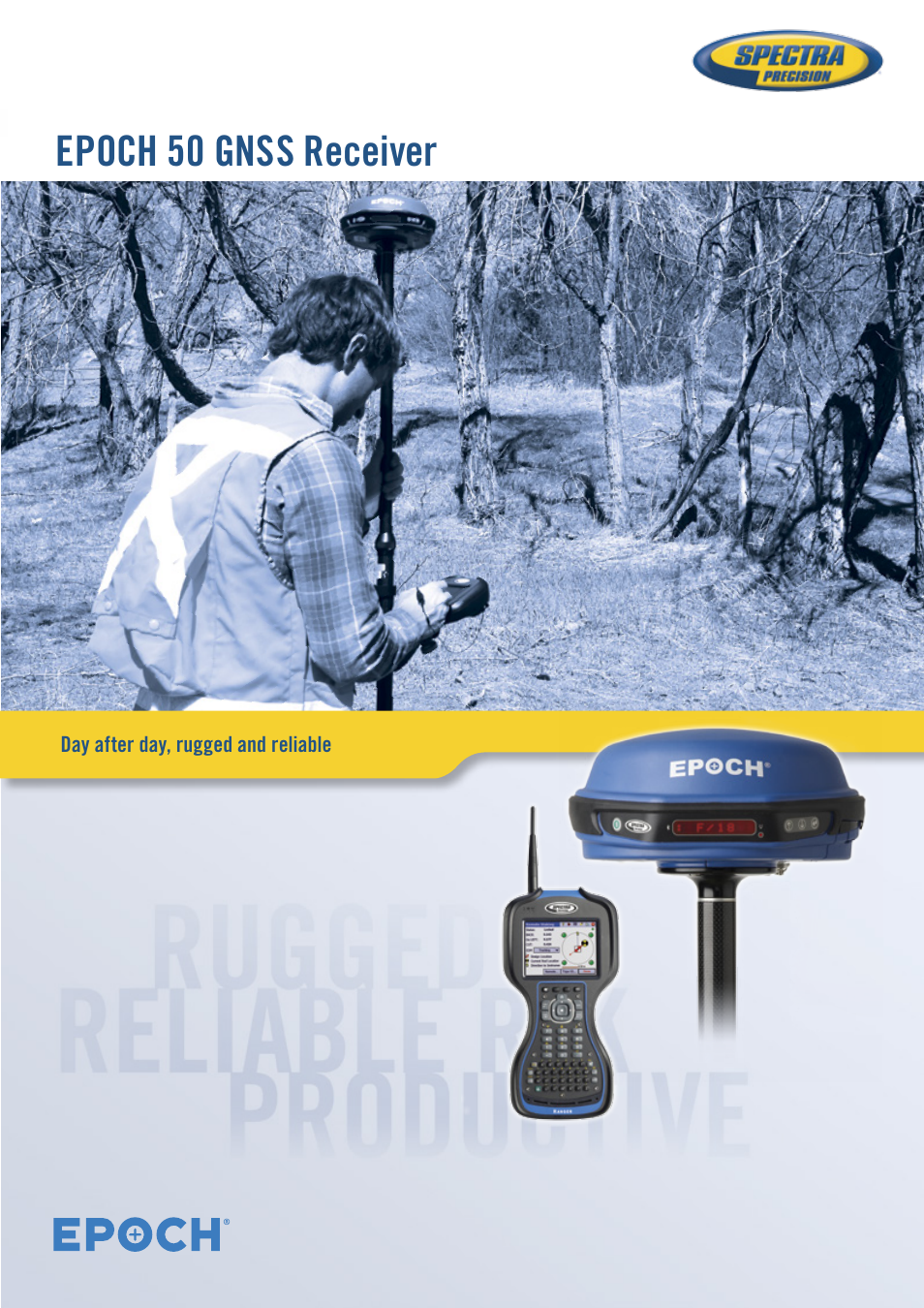 Spectra Precision EPOCH 50 User Manual | 4 pages