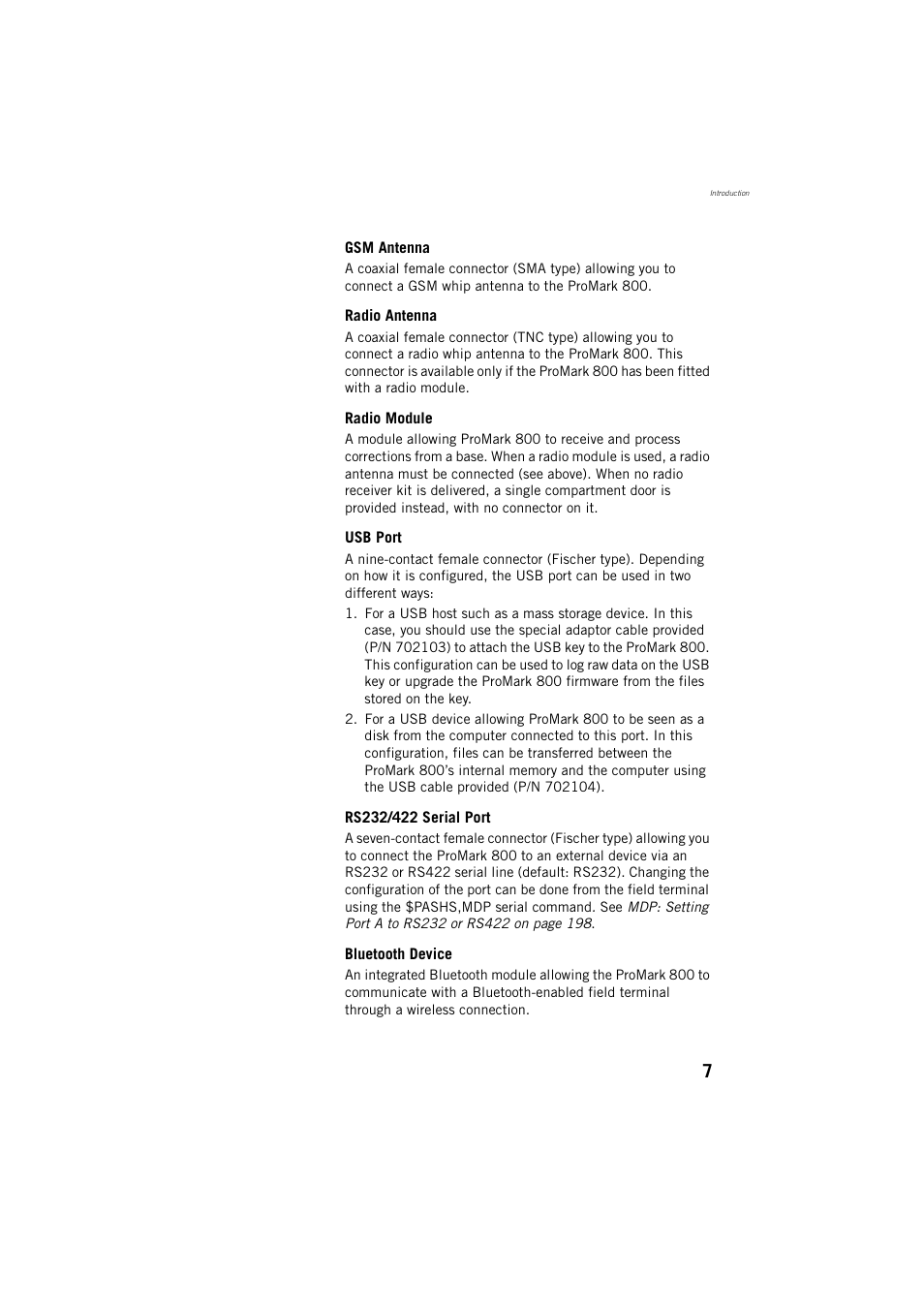 Spectra Precision ProMark 800 Reference Manual User Manual | Page 19 / 428