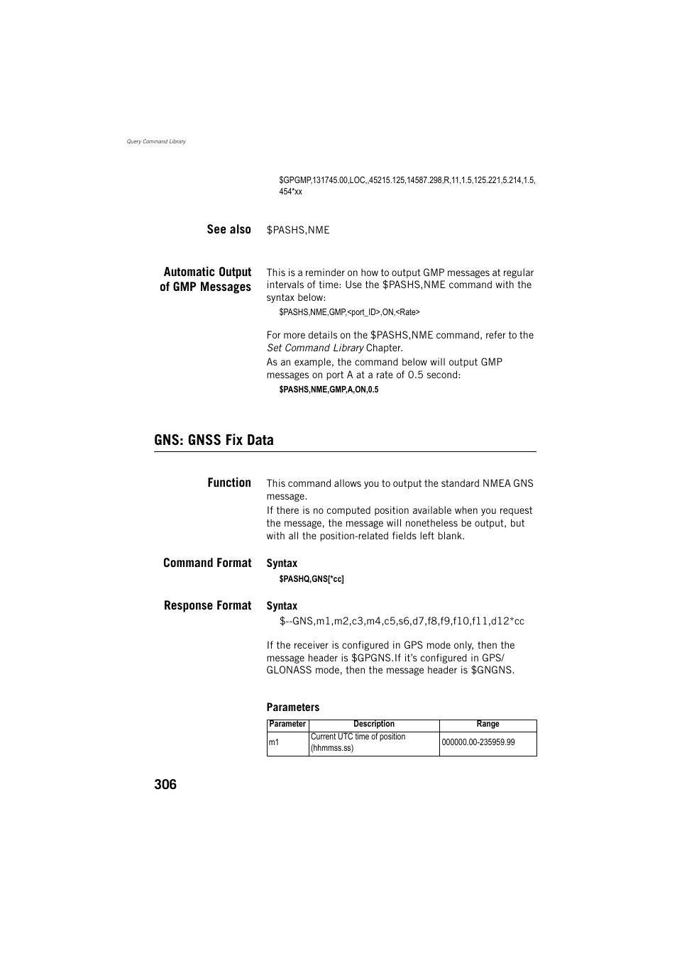 Gns: gnss fix data | Spectra Precision ProMark 800 Reference Manual User Manual | Page 318 / 428