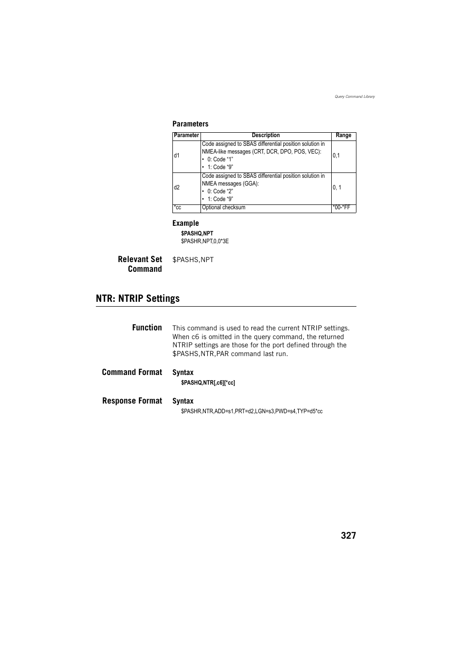 Ntr: ntrip settings | Spectra Precision ProMark 800 Reference Manual User Manual | Page 339 / 428