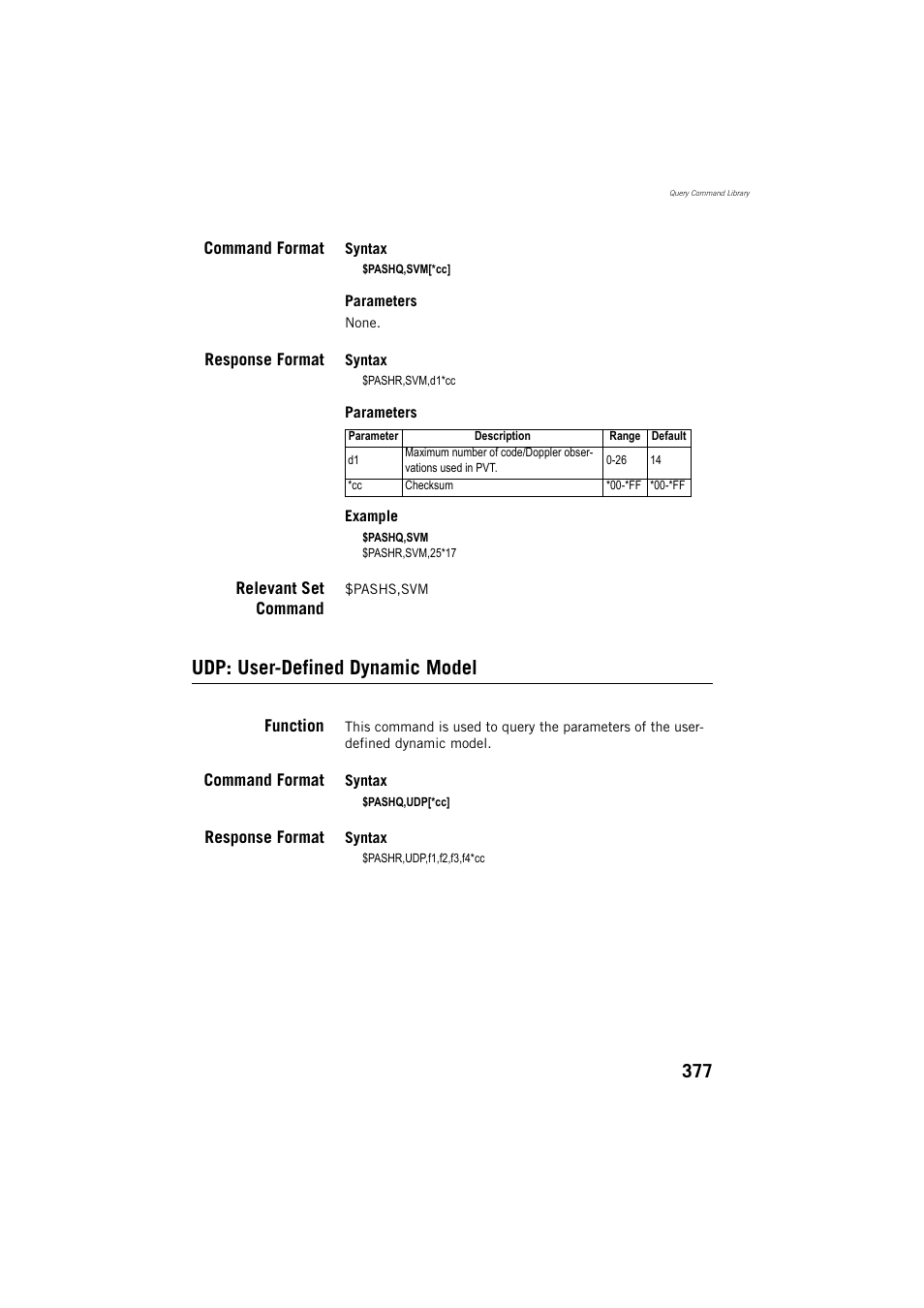 Udp: user-defined dynamic model | Spectra Precision ProMark 800 Reference Manual User Manual | Page 389 / 428