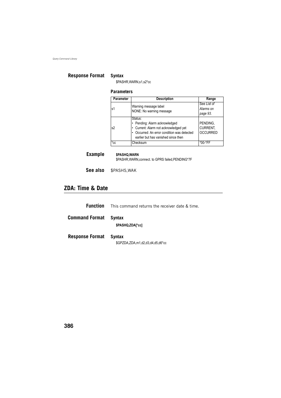 Zda: time & date | Spectra Precision ProMark 800 Reference Manual User Manual | Page 398 / 428