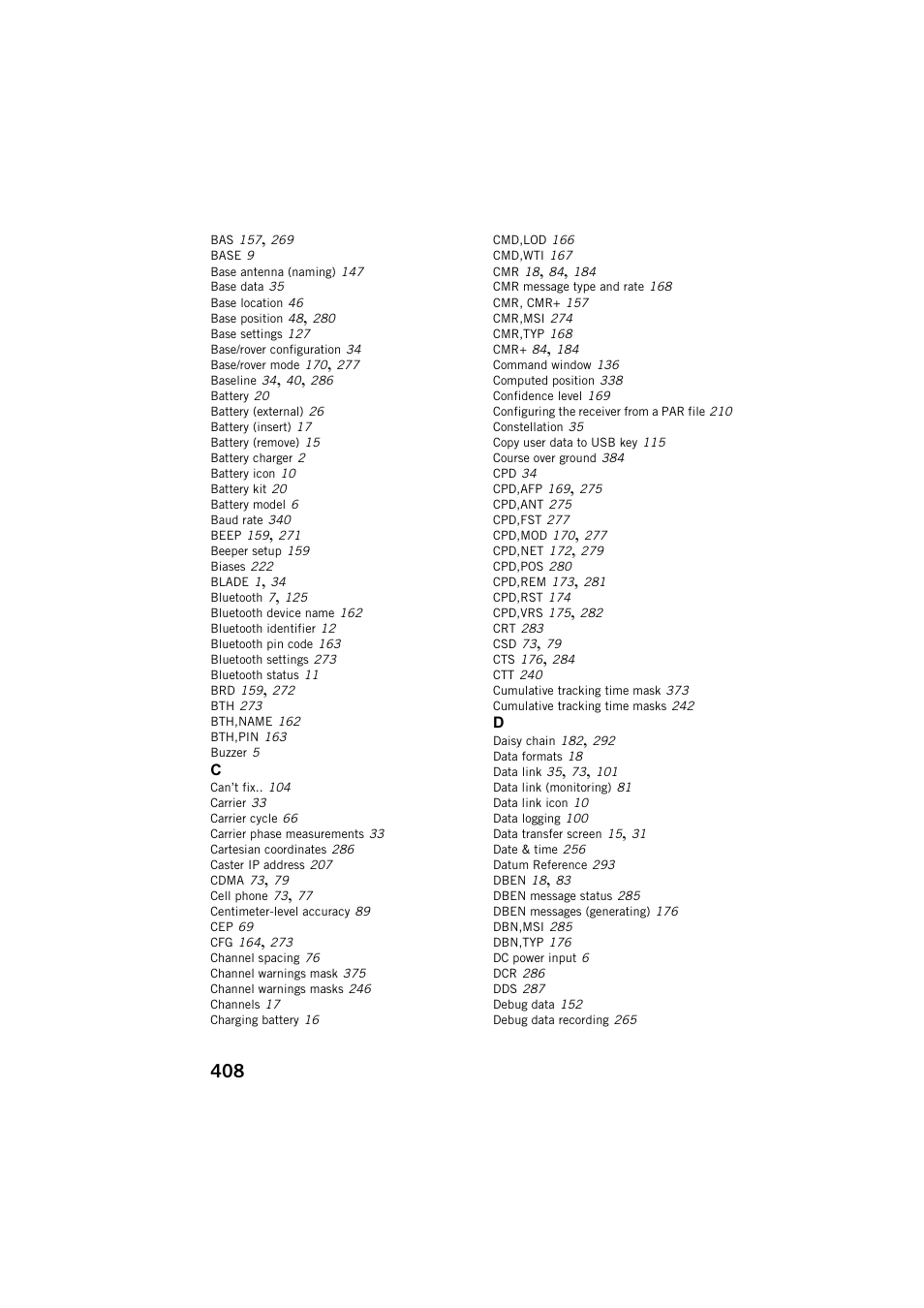 Spectra Precision ProMark 800 Reference Manual User Manual | Page 420 / 428
