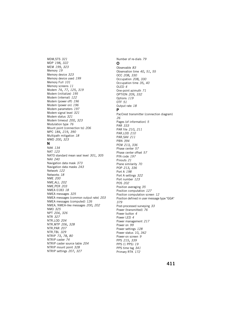 Spectra Precision ProMark 800 Reference Manual User Manual | Page 423 / 428