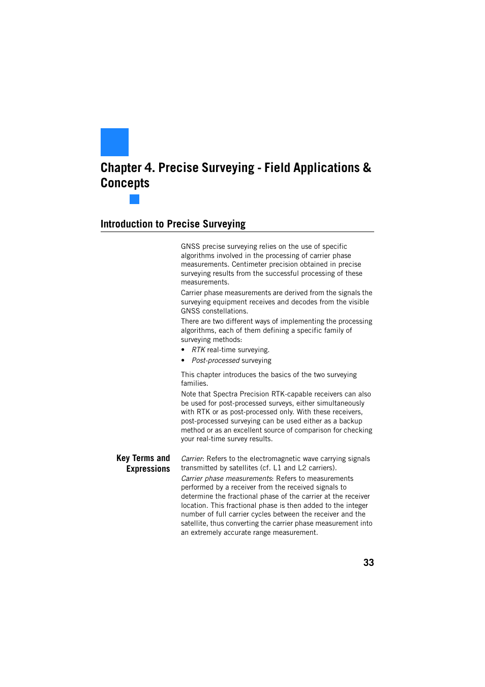 Introduction to precise surveying | Spectra Precision ProMark 800 Reference Manual User Manual | Page 45 / 428