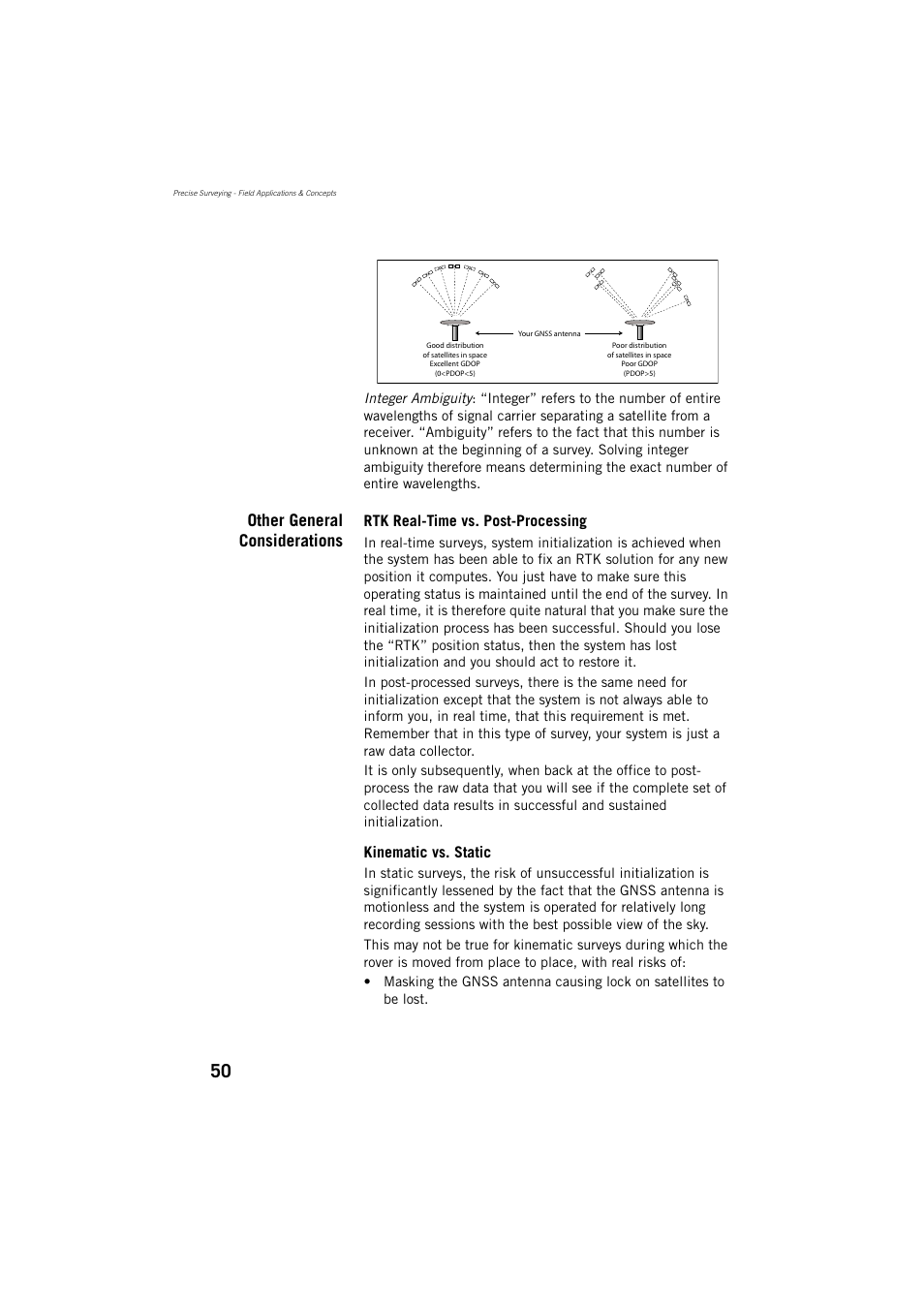 Other general considerations | Spectra Precision ProMark 800 Reference Manual User Manual | Page 62 / 428